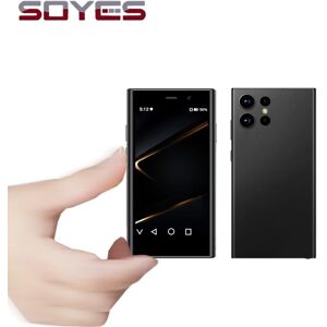 Soyes M80 PRO small smartphone 3.0 inch Android 9.0 Quad-core RAM 2GB ROM 16GB GB 2000mAh Face ID Type-C Dual SIM 4G mobile phone