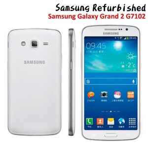 Samsung Refurbished Samsung Galaxy Grand 2 G7102 8GB Dual SIM Cell Phone Mobile Phone