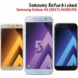 Samsung Refurbished Samsung Galaxy A5 2017 A520F/DS Smartphones Android Cellphone 32GB ROM 3GB RAM Touch Screen Mobile Phone European Version Dual SIM