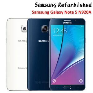 Samsung Refurbished Samsung Galaxy Note 5 N920A 4GB RAM 32GB ROM Smartphones Octa Core 5.7Inch Unlocked Android MobilePhone
