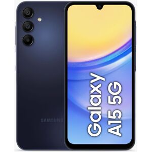 SAMSUNG Galaxy A15 5G Smartphone, Android, 6.5â€�, 4GB RAM, 5G, SIM Free, 128GB - Blue Black - Unisex