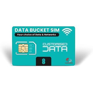 Scancom Build your own Data Sim Card - Choose your Data Bucket combination between EE, Three, O2, and Vodafone (EE, 25GB)