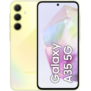 SAMSUNG Galaxy A35 5G, Factory Unlocked Android Smartphone, 128GB, 6GB RAM, 2 day battery life, 50MP Camera, Awesome Lemon, 3 Year Manufacturer Extended Warranty (UK Version)