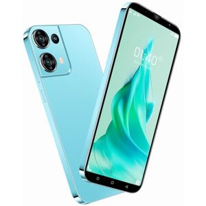 QrZrQ R9 Cheap Smartphone, 5.0 Inch Dual SIM Mobile Phone, Quad Core 1GB+16GB, Android 9.0, Dual Camera 5MP+5MP, GPS/Wifi/Bluetooth 3G Cell Phones (R9-Cyan)