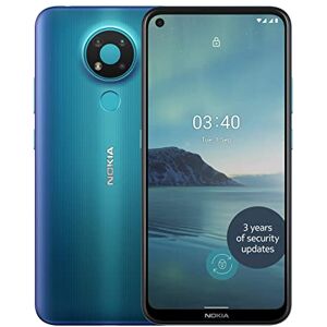 Nokia 3.4 6.39 Inch Android UK SIM-Free Smartphone with 3GB RAM and 32GB Storage (Dual SIM) - Fjord (Renewed)