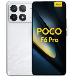 POCO F6 Pro White-Smartphone 12+512GB Snapdragon&#174; 8 Gen 2, 50MP triple camera, 120W HyperCharge, 5000mAh（UK Version+2 Years Warranty）