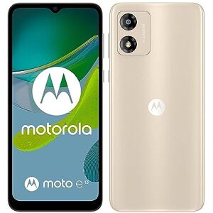 Motorola Motorolo moto (e13, 6.5 Inch HD+ display, AI-powered Camera System, Dolby Atmos, 5000 mAh Battery, 2/64 GB, Dual SIM), Creamy White