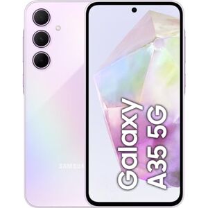 SAMSUNG Galaxy A35 5G, Factory Unlocked Android Smartphone, 128GB, 6GB RAM, 2 day battery life, 50MP Camera, Awesome Lilac, 3 Year Manufacturer Extended Warranty (UK Version)