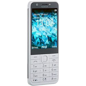 Nokia RM-1172 Mobile Phone 230 7.11 cm (2.8 Inches) Dual SIM MP3 Player microSD Card Reader 1200 mAh Battery Torch Silver