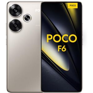 Xiaomi POCO F6 Golden-Smartphone 12+512GB Snapdragon&#174; 8s Gen 3, 120Hz Flow AMOLED display, 90W Turbo Charging, 50MP dual camera with OIS（UK Version+2 Years Warranty