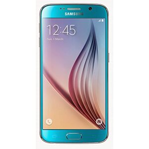 SAMSUNG Galaxy S6 G920F 32Gb Factory Unlocked GSM 4G Lte Octa-Core Smartphone - Blue Topaz
