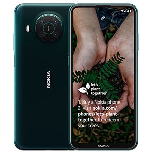 Nokia X10 6.67 Inch Android UK SIM Free Smartphone with 5G Connectivity - 6 GB RAM and 64 GB Storage (Dual SIM) - Forest Green