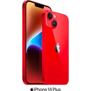 Apple iPhone 14 Plus 5G Dual SIM (128GB (PRODUCT) RED) at £75 on Value 300GB (36 Month contract) with Unlimited mins & texts; 2GB of 5G data. £48.64 a month.