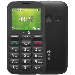 Doro 1380 Black 2.4 8MB 2G Dual SIM Unlocked & SIM Free Mobile Phone