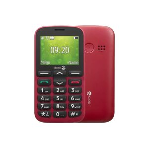 Doro 1380 Red 2.4 8MB 2G Dual SIM Unlocked & SIM Free Mobile Phone