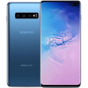 SAMSUNG Galaxy S10 Plus 128GB - Unlocked Like New Refurbished - Prism Blue - 128GB - Excellent