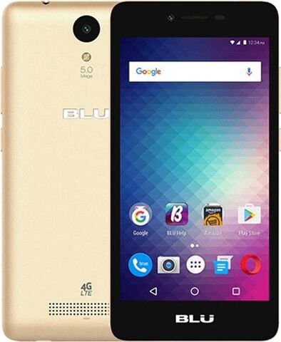 Refurbished: BLU Studio G HD LTE Gold, Unlocked B