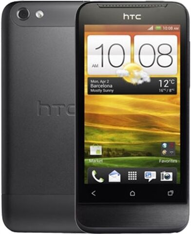 Refurbished: HTC One V 4GB Black, Unlocked B