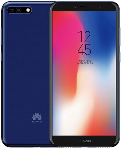 Refurbished: Huawei Y6 (2018) 16GB Blue, Unlocked A