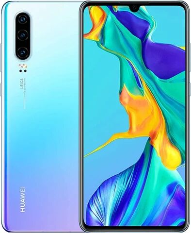 Refurbished: Huawei P30 6GB+128GB Breathing Crystal, Unlocked C