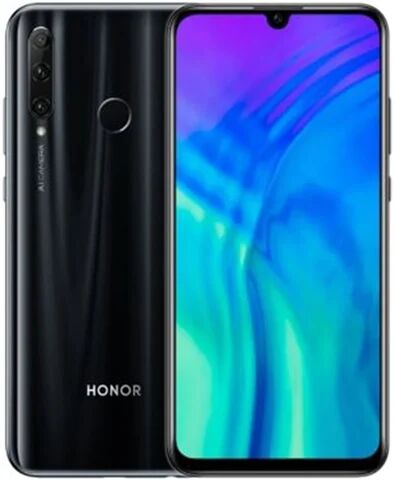 Refurbished: Huawei Honor 20 Lite (4GB+128GB) Midnight Black, Unlocked A