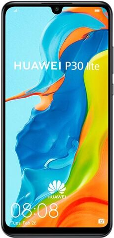Refurbished: Huawei P30 Lite 4GB+128GB Midnight Black, Vodafone B
