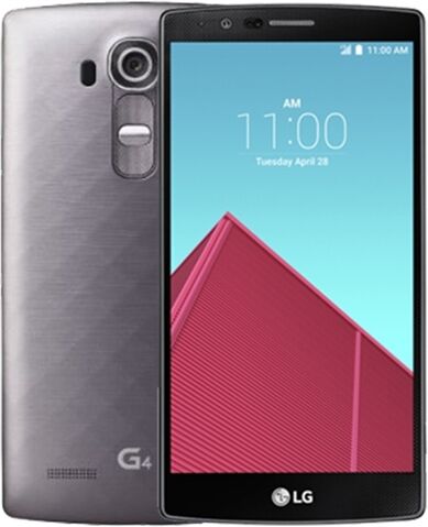 Refurbished: LG G4 H815 32GB Grey Plastic, Unlocked B