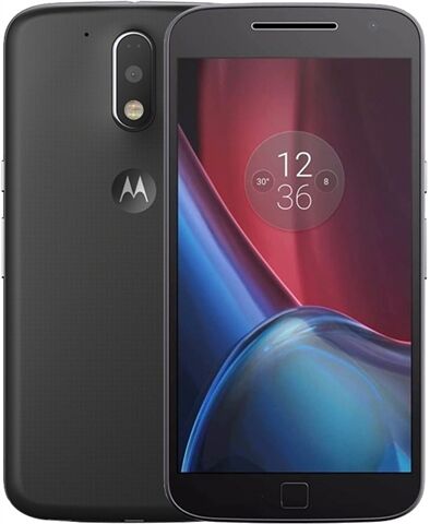 Refurbished: Motorola Moto G4 Plus XT1643 Dual Sim 32GB Black, Unlocked B