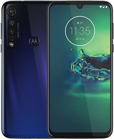 Refurbished: Motorola G8 Plus Dual Sim 64GB Cosmic Blue, Unlocked A