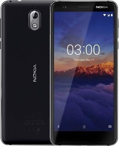 Refurbished: Nokia 3.1 16GB Black, Unlocked C