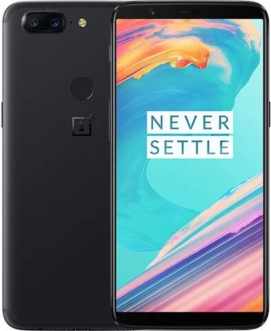 Refurbished: OnePlus 5T 128GB Midnight Black, Unlocked B