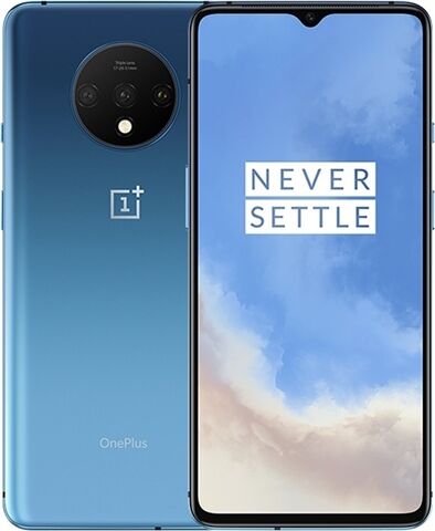 Refurbished: OnePlus 7T 8GB+128GB Dual Sim Glacier Blue 4G, Unlocked B