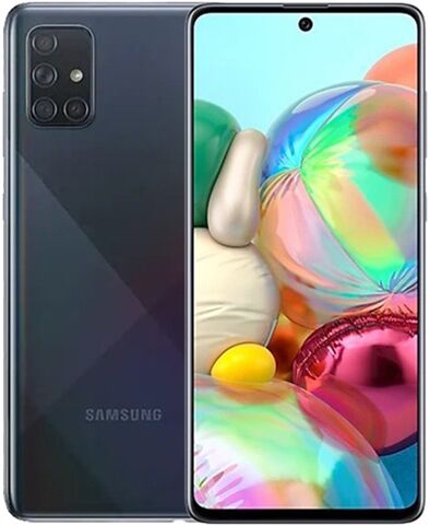 Refurbished: Samsung Galaxy A71 Dual Sim (6GB+128GB) Crush Black, Unlocked B