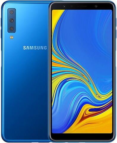Refurbished: Samsung Galaxy A7 (2018) 64GB Blue, Unlocked B