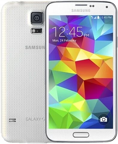Refurbished: Samsung Galaxy S5 16GB White, Unlocked B