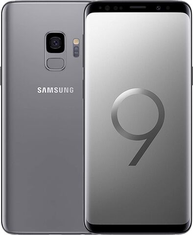 Refurbished: Samsung Galaxy S9 Dual Sim 256GB Titanium Gray, Unlocked B