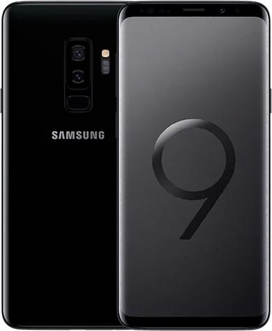 Refurbished: Samsung Galaxy S9 Plus 256GB Midnight Black, Unlocked C