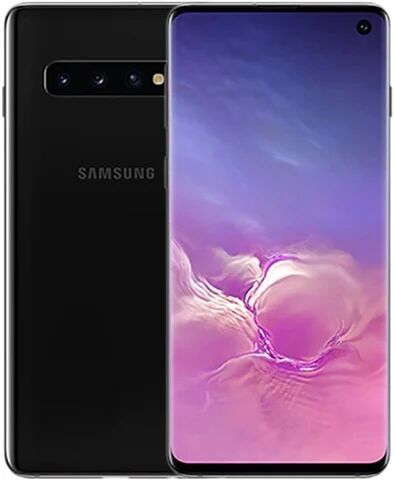 Refurbished: Samsung Galaxy S10 Dual Sim 128GB Prism Black, Unlocked C