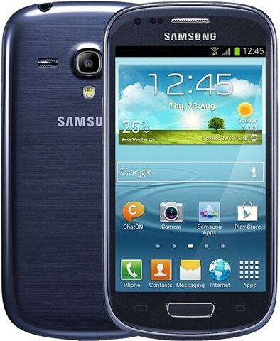 Refurbished: Samsung Galaxy S3 Mini 16GB Blue, O2 B