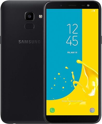 Refurbished: Samsung Galaxy J600F J6 (2018) 32GB Black, EE B