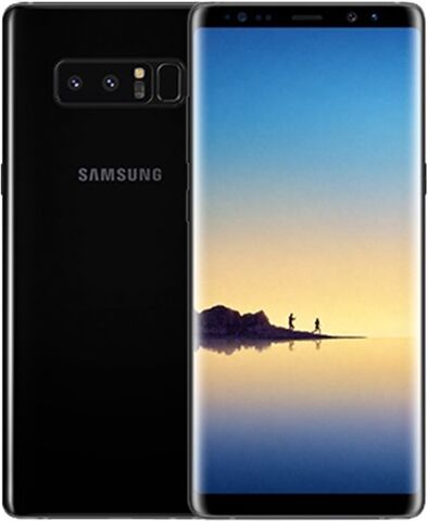 Refurbished: Samsung Galaxy Note 8 64GB Midnight Black, Unlocked C