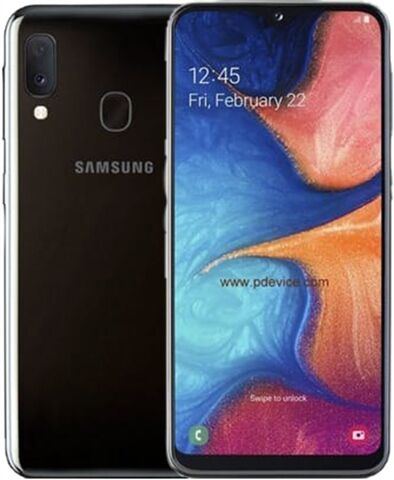 Refurbished: Samsung Galaxy A20e 32GB Black, Unlocked C