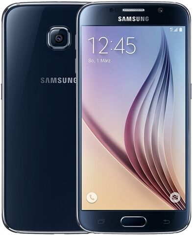 Refurbished: Samsung Galaxy S6 32GB Black Sapphire, O2 B