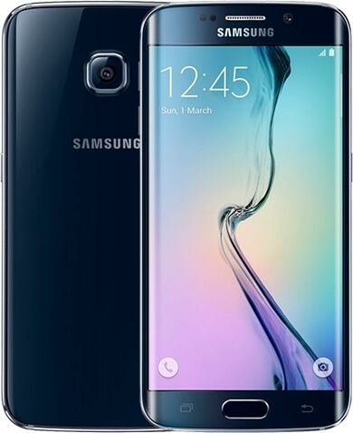 Refurbished: Samsung Galaxy S6 Edge 64GB Black Sapphire, EE C