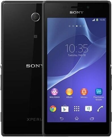 Refurbished: Sony Xperia M2 8GB Black, Unlocked B