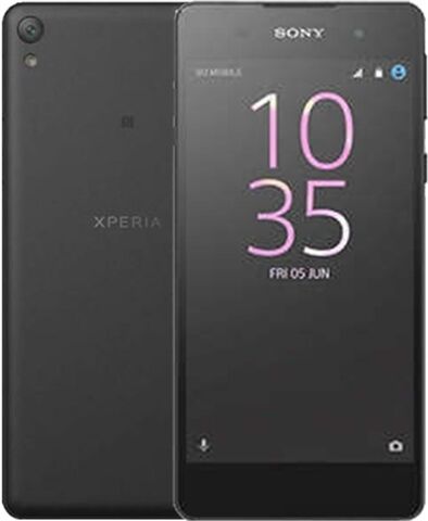 Refurbished: Sony Xperia E5 16GB Black, Virgin B