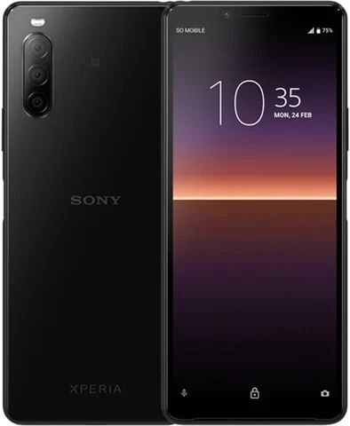 Refurbished: Sony Xperia 10 II 128GB Black, EE B