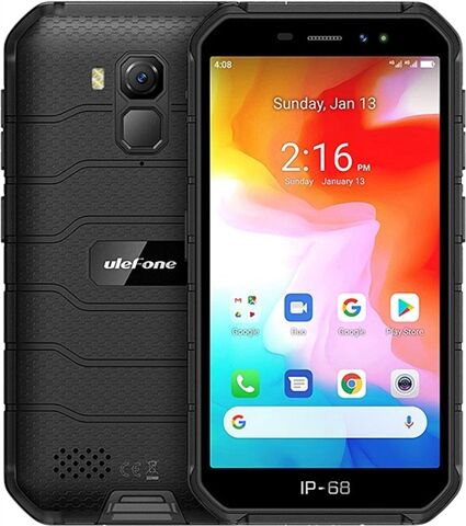 Refurbished: UleFone Armor X7 16GB Black, Unlocked C