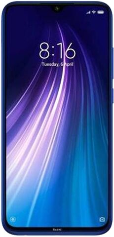 Refurbished: Xiaomi Redmi Note 8 (3GB+32GB) Neptune Blue, Unlocked C