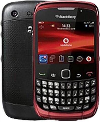 Refurbished: Blackberry 9300 Curve Fuchsia Red, Unlocked B
